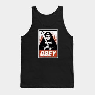 OBEY - Nun - Distressed Tank Top